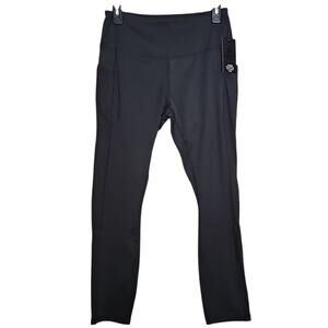 Legend Black Large Women's Leggings Pockets